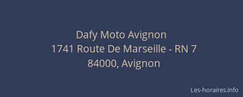 Dafy Moto Avignon