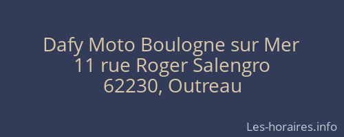 Dafy Moto Boulogne sur Mer