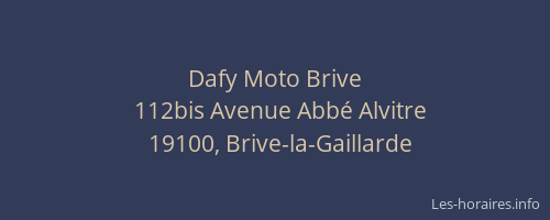 Dafy Moto Brive