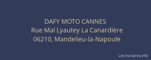 DAFY MOTO CANNES