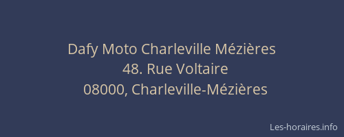 Dafy Moto Charleville Mézières