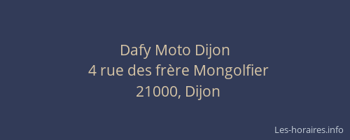 Dafy Moto Dijon