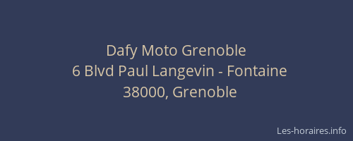 Dafy Moto Grenoble