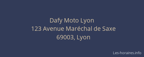 Dafy Moto Lyon