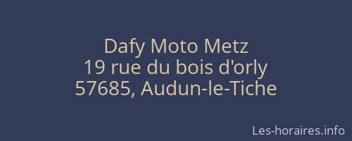 Dafy Moto Metz