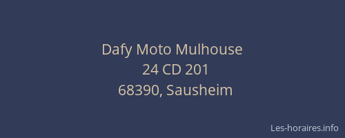 Dafy Moto Mulhouse