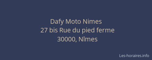 Dafy Moto Nimes