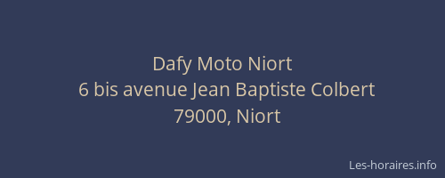 Dafy Moto Niort
