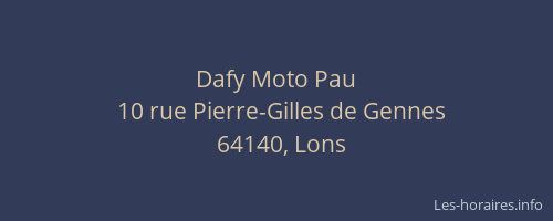 Dafy Moto Pau