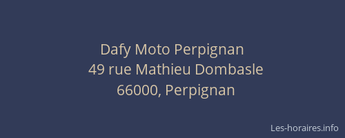 Dafy Moto Perpignan