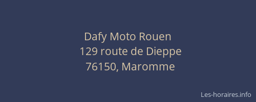 Dafy Moto Rouen