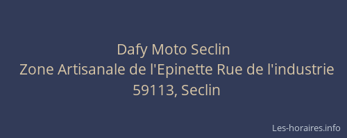 Dafy Moto Seclin
