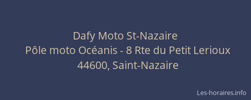 Dafy Moto St-Nazaire