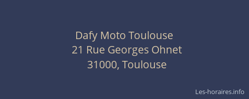 Dafy Moto Toulouse