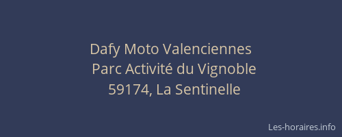 Dafy Moto Valenciennes