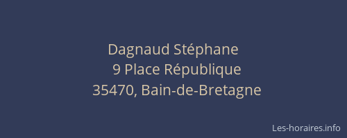 Dagnaud Stéphane