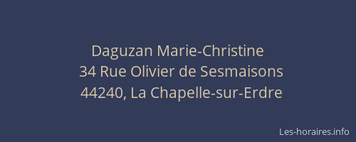 Daguzan Marie-Christine