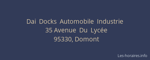 Dai  Docks  Automobile  Industrie