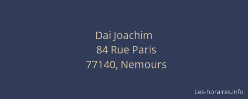 Dai Joachim
