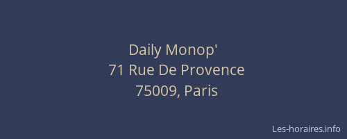 Daily Monop'