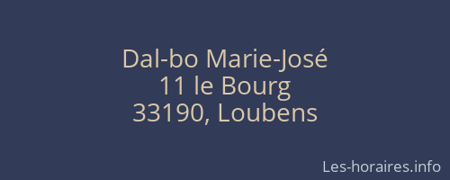 Dal-bo Marie-José