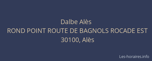 Dalbe Al&egrave;s