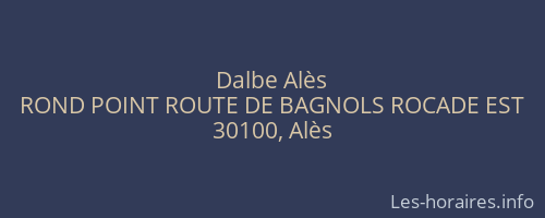 Dalbe Alès