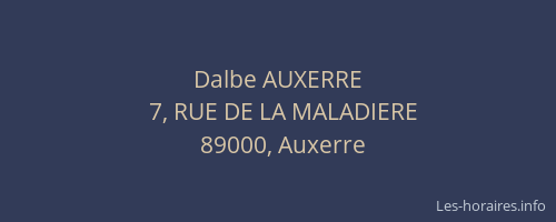 Dalbe AUXERRE