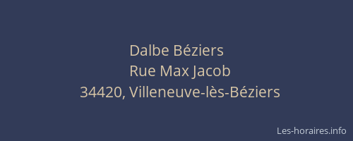 Dalbe Béziers