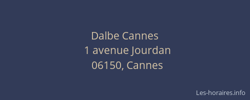 Dalbe Cannes