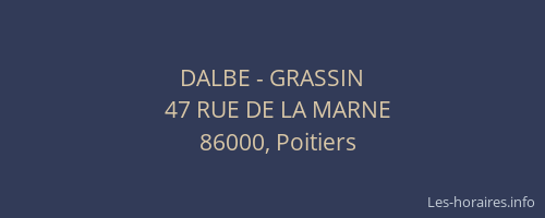 DALBE - GRASSIN