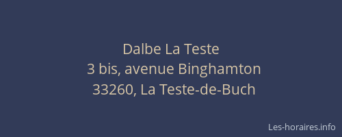 Dalbe La Teste