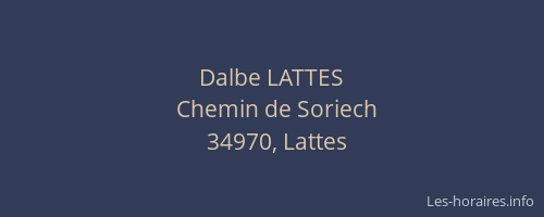 Dalbe LATTES