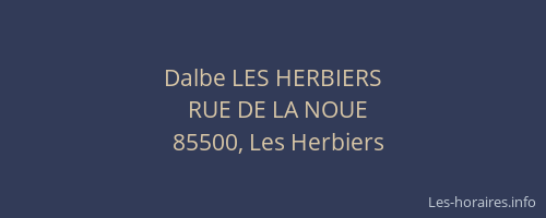Dalbe LES HERBIERS