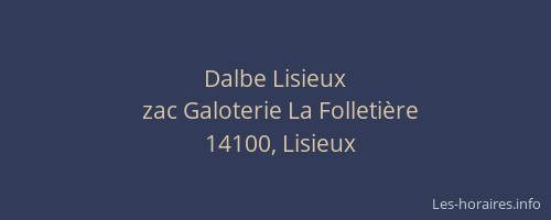 Dalbe Lisieux