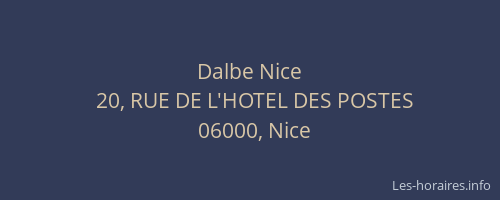 Dalbe Nice