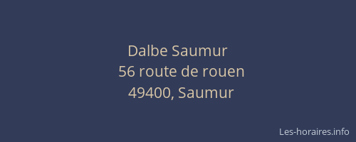 Dalbe Saumur