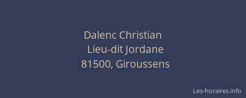 Dalenc Christian