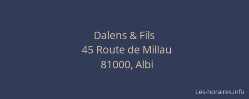 Dalens & Fils