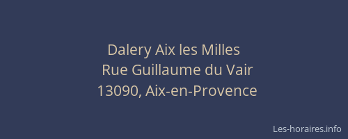 Dalery Aix les Milles