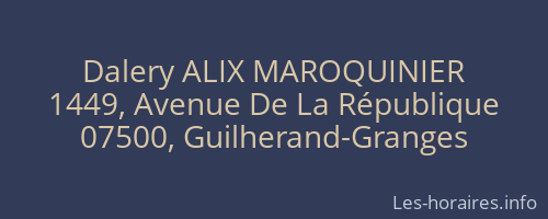 Dalery ALIX MAROQUINIER