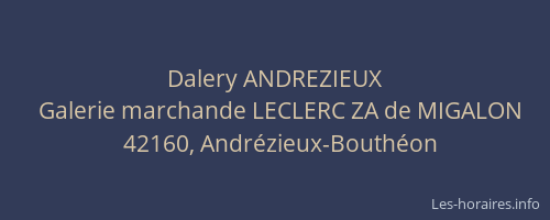 Dalery ANDREZIEUX