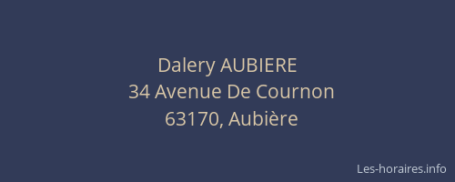 Dalery AUBIERE