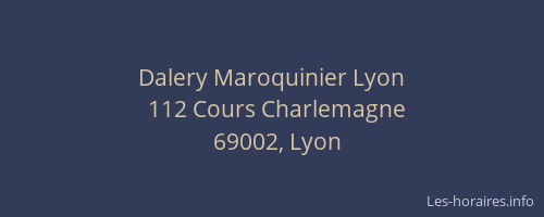 Dalery Maroquinier Lyon