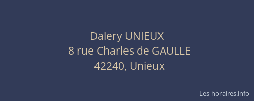 Dalery UNIEUX