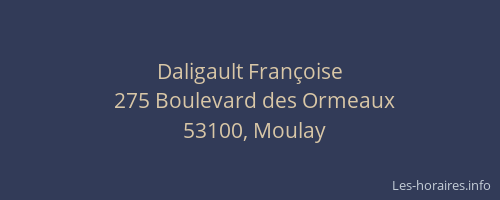 Daligault Françoise