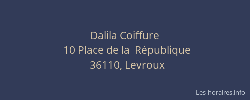 Dalila Coiffure