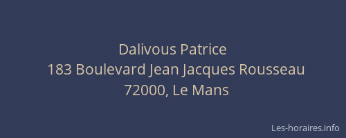 Dalivous Patrice