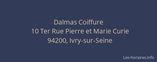 Dalmas Coiffure