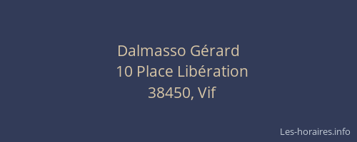 Dalmasso Gérard